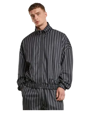 Veste De Survêtement Pinstripe Black / White S