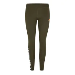 Womens Solos Leggings - Khaki Cotton - Size 6 Uk