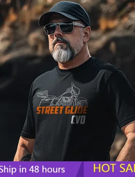 Motorcycle Ha.rl.eys CVO Street Glide FLHXSE 2010-2024 fans Biker Graphic Summer Short Sleeves 100% Cotton Da.vi.ds.ons Tee - Aliexpress - FashionsVida