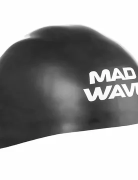 Fina Approved Swimming Cap Black L unisex - Mad Wave - FashionsVida