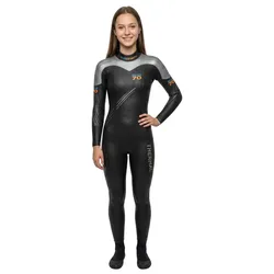 Thermal Reaction Woman Long Sleeve Neoprene Wetsuit Black L Women