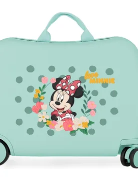 Maleta de cabina infantil Minnie Golden Days rígida con capacidad de 34L - Disney - FashionsVida