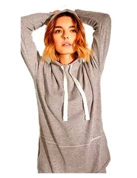 Felpa Con Cappuccio Claudia Grey L