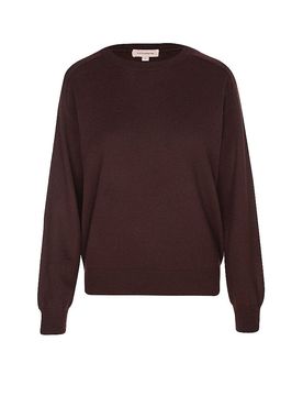 Kaschmirpullover dunkelrot XS damen