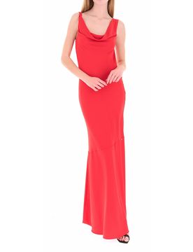 Abito smanicato ROSSO L