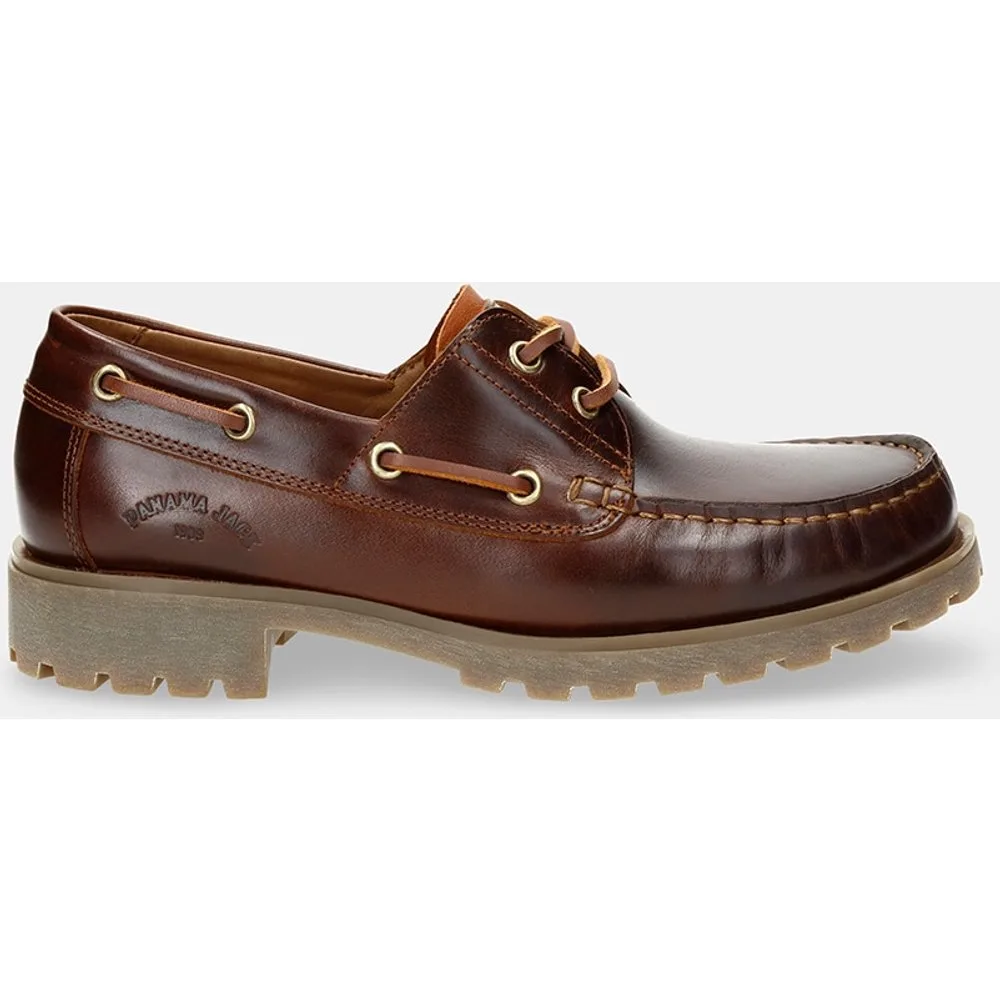 Náuticos de mujer en piel con forro de piel - Panama Jack - FashionsVida