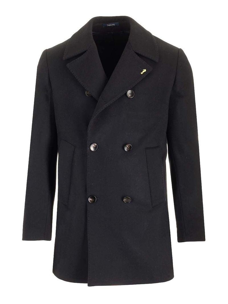 Cappotto a doppio petto corto