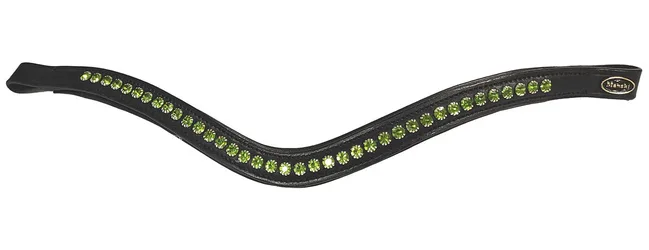 Manski Stirnband CRYSTAL - lime FULL