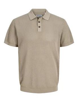 XL JJJESS KNIT POLO SS male - XL - FashionsVida