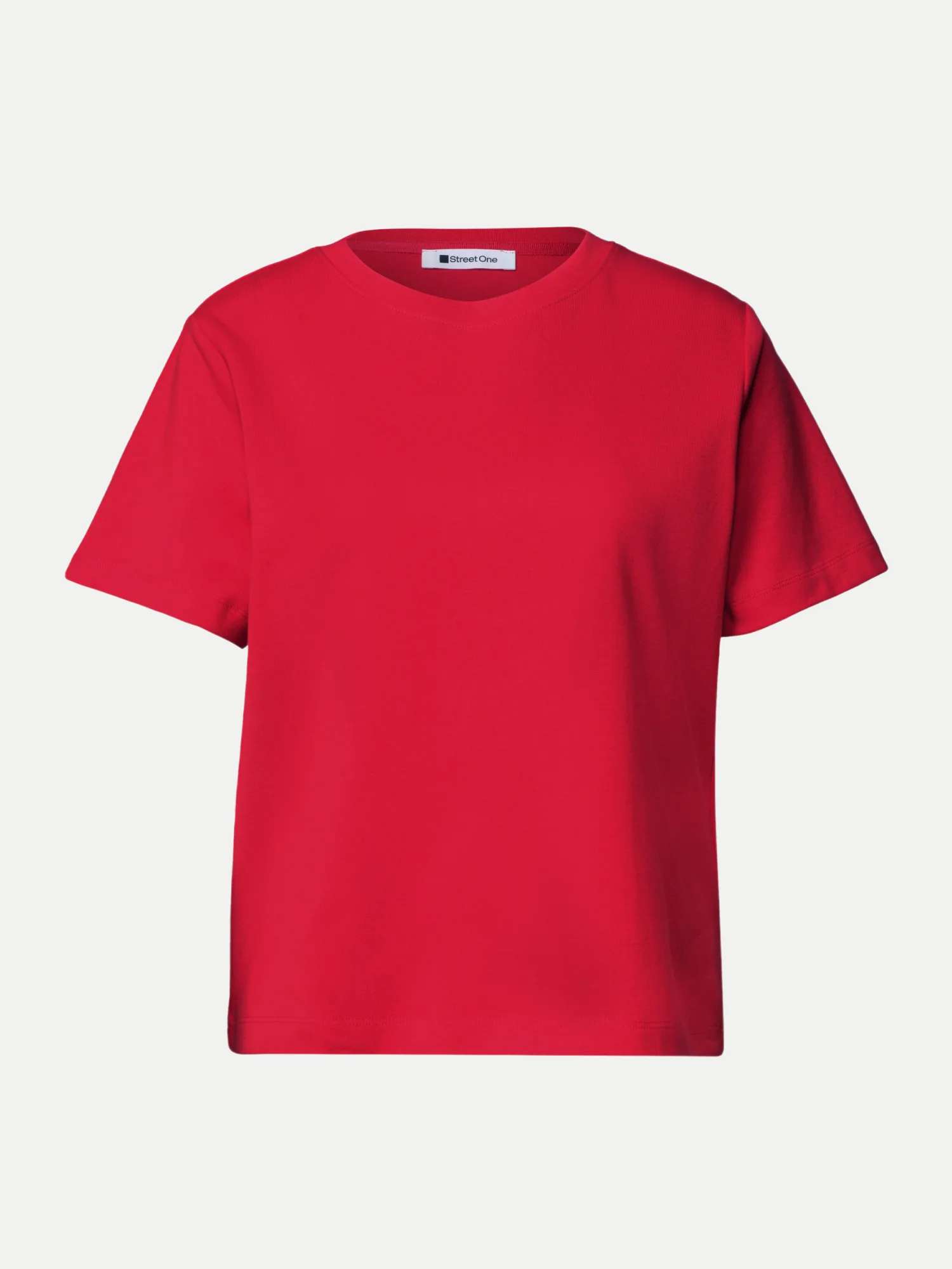 Street One Basic T-Shirt Rot 36 - Street One - FashionsVida