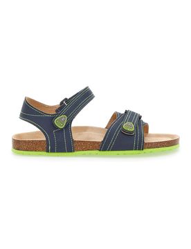 Sandali Blu da Bimbo con Suola Verde 13569 39