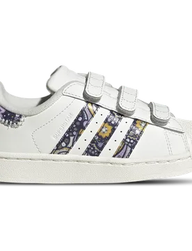 Liberty London Toddler Trainers - White - Size 1.5 - Leather - White - Size: 1.5 - Adidas - FashionsVida