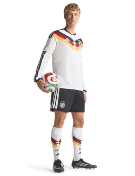 Authentic Germany Men Jerseys/Replicas - White - Size S - Poly Mesh - White - Size: Small - Adidas - FashionsVida