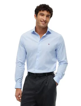 Chemise à Manches Longues Mw0mw43122 Sweet Blue 44