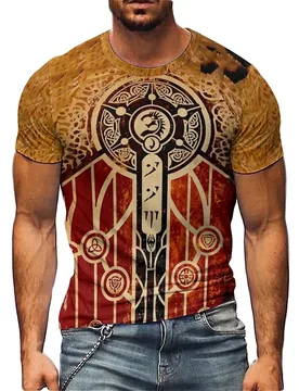 Diverse Fashion Cartoon Print Men's 3D Printed Short-Sleeve T-Shirt - Men's Holiday Gift Top - Aliexpress - FashionsVida