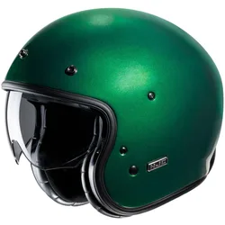 Casco Moto Jet Custom V31 Deep Verde taglia S