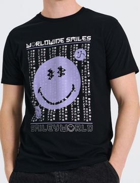 T-shirt SmileyWorld® - nero