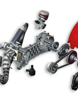 Motore Completo Rc-One 94cc Non Assemblato Per Motore Piaggio (Ruota 12/13) Aprilia Sr R (Carb.) 50 2t Lc (Piaggio) - Malossi - FashionsVida