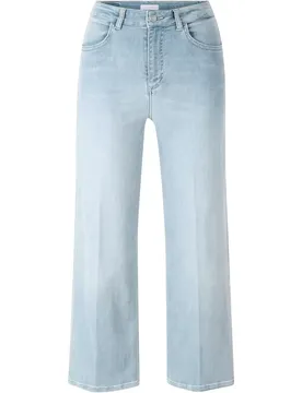 Culotte Light Blue Satin Denim female