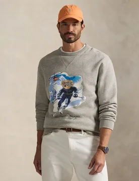 Sudadera de hombre de felpa con Polo Bear tallas grandes - Polo Ralph Lauren - FashionsVida