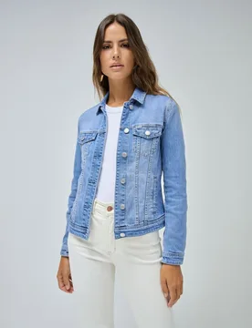 Cazadora de mujer vaquera slim fit - Salsa Jeans - FashionsVida