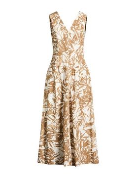 Vestido largo Mujer Caqui S Mujer
