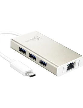 Hub Gigabit Ethernet & Space Grey One Size unisex - j5create - FashionsVida