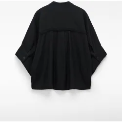 Camisa de mujer oversize desflecada