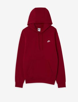 Hoodie Club Small Logo rouge/blanc s