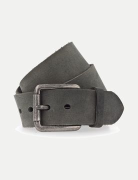Gürtel aus Leder Schwarz 95