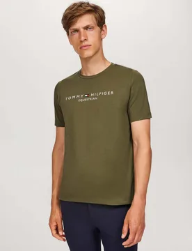 Herren T-Shirt WILLIAMSBURG utility olive L - Tommy hilfiger - FashionsVida
