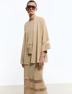 Chaqueta de mujer con líneas verticales - Woman Limited El Corte Inglés - FashionsVida