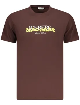 Herren Kurzarm-T-Shirt Braun ICE3MTS01_MABROWN