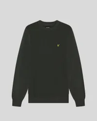 Men's Waffle Crew Neck Jumper Shadow Slate