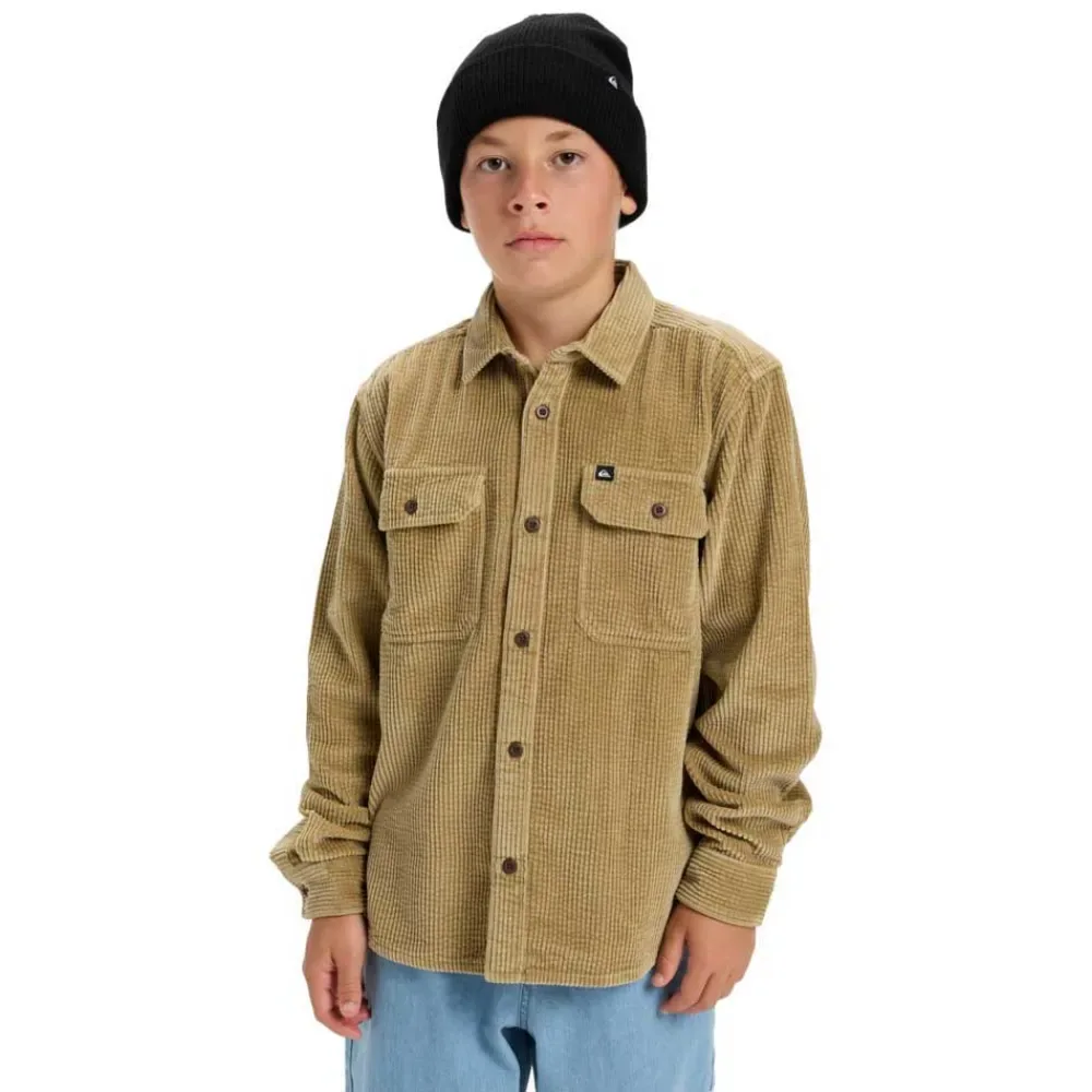 Camicia A Maniche Lunghe Venture Cord Sponge 16 Anni - Quiksilver - FashionsVida