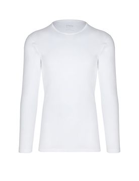 Langarmshirt weiss weiss M herren
