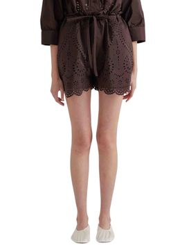 Short intarsio Donna con elastico