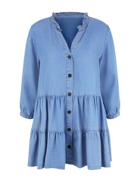 LASCANA Blusa azul denim