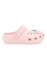 Ciabatte Rosa Traforate con Charms Applicati 18512 29