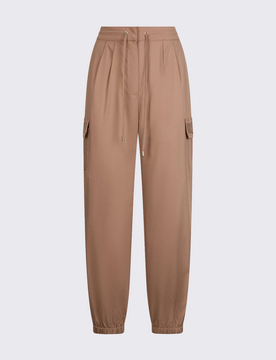LIU JO pantalone cargo donna beige