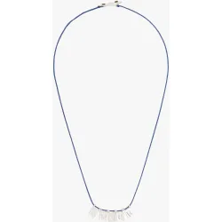 Collar de cordón con abalorio de letras
