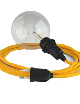 Cables Lampe Suspendue Pour Abat-jour Rm10 5 M Yellow / Black One Size - Creative - FashionsVida