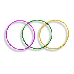 Slalom Rings 3 Units Multi One Size unisex