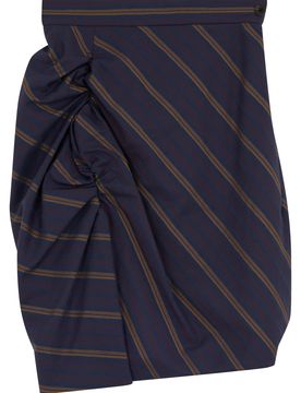 Gathered Midi Skirt