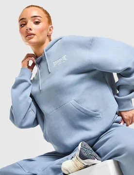 College Overhead Hoodie - Damen, Blau - female - Size: XL - Reebok - FashionsVida