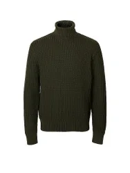 Rollkragenpullover SLHTOM gris M