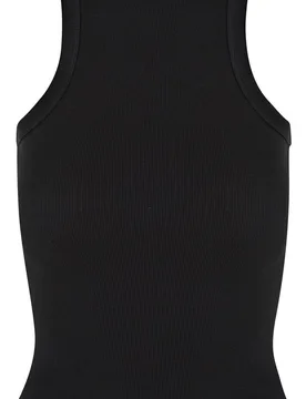 Top - Ladies Racer Back Rib Top - XS bis 5XL - für Damen - Größe 3XL - schwarz - Frauen - female - Urban classics - FashionsVida