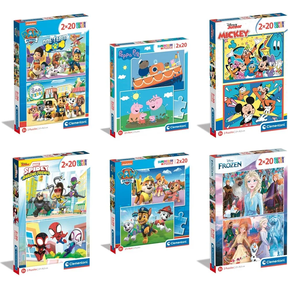 Puzzles 20 piezas - Clementoni - FashionsVida