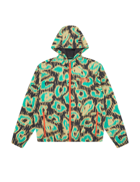 Leopard Camo Hooded Shell Jacket - Multi