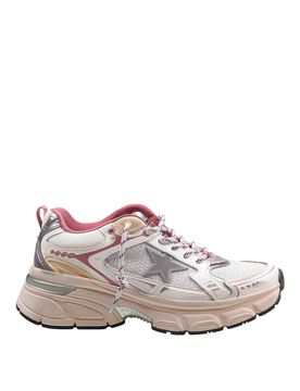 Sneakers In Mesh E Pelle